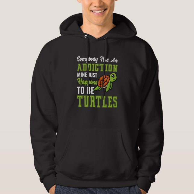 Turtle  Happens To Be Turtles Sea Turtle Ocean Hoodie (Front)