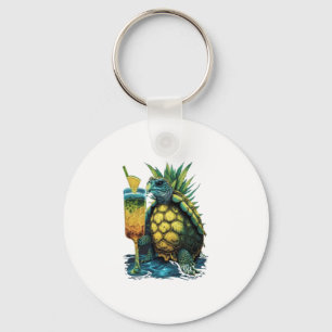 Turtle Hawaiian Sea Turtles Pineapple Aloha Copy C Key Ring