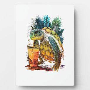 Turtle Hawaiian Sea Turtles Pineapple Aloha Copy Plaque