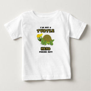 Turtle Head Poking Out Baby T-Shirt