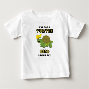 Turtle Head Poking Out Baby T-Shirt