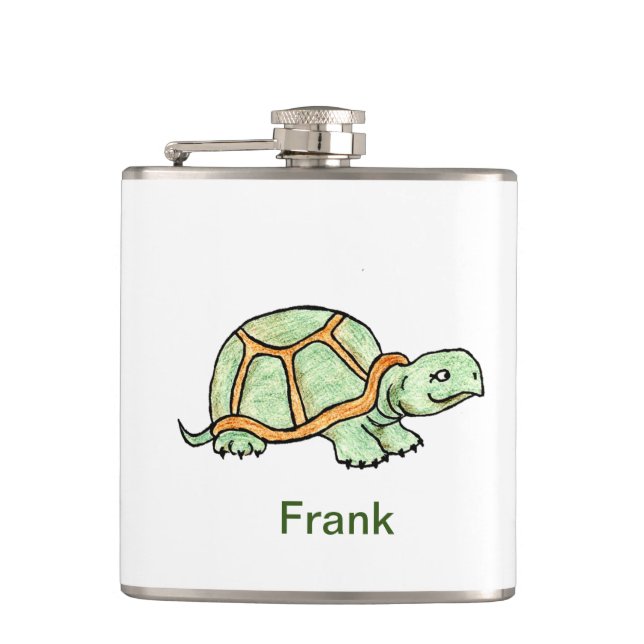 Turtle Hip Flask (Front)