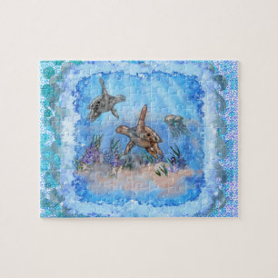 Turtle Homeward  Jigsaw Puzzle