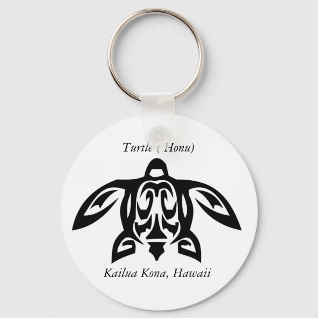 Turtle Honu . Key Ring (Front)