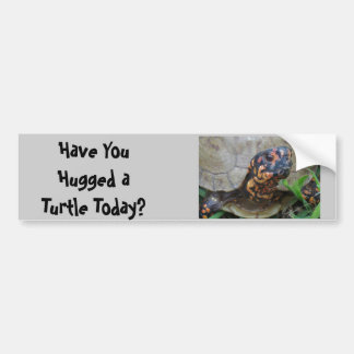 Turtle Hugger Bumper Sticker