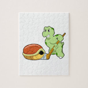 Turtle Ice hockey Ice hockey stick Jigsaw Puzzle