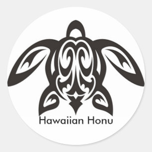 Turtle icons classic round sticker