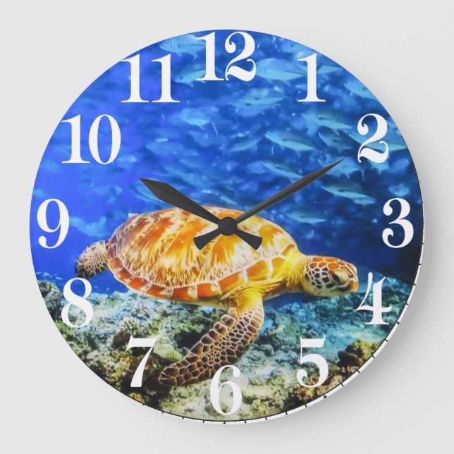 Turtle image for Acrylic Wall Clock (Front)