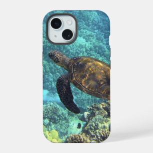 turtle in the sea iPhone 15 case