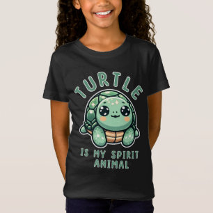 Turtle Is My Spirit Animal Cute Turtle Lover Gift T-Shirt