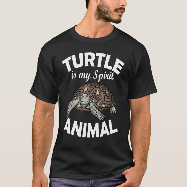 Turtle Is My Spirit Animal Sea Turtle  Turtles T-Shirt (Front)