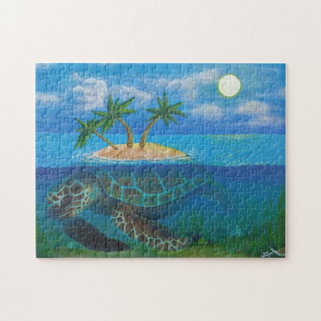 Turtle Island Jigsaw Puzzle (Horizontal)