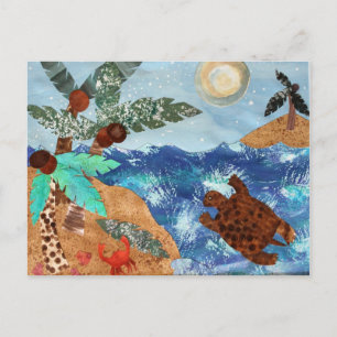 Turtle Island Night Songs Postcard