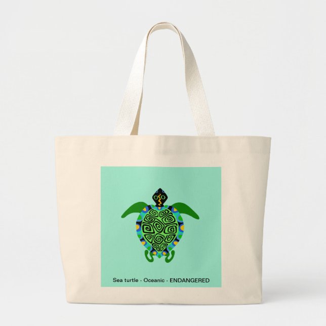 TURTLE - Jumbo tote bag (Front)