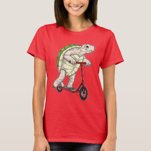 Turtle Kick Scooter T-Shirt
