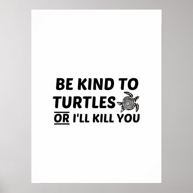 TURTLE KINDNESS POSTER (Front)