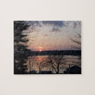 Turtle Lake Sunset Puzzle