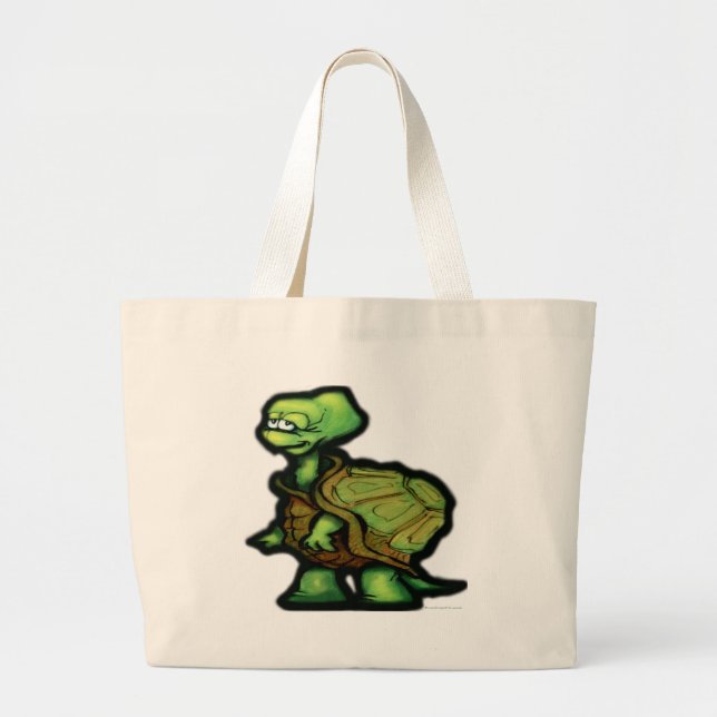 Turtle Large Tote Bag (Front)