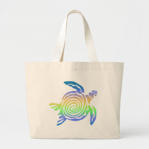 Turtle Large Tote Bag