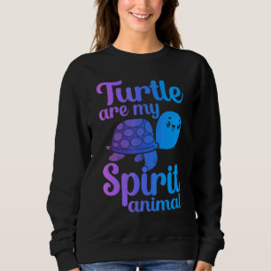 Turtle Leatherback Sea Tortoise Chill Slow Loggerh Sweatshirt