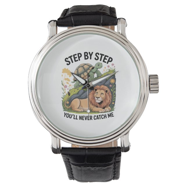 Turtle Lion Funny Watch (Front)