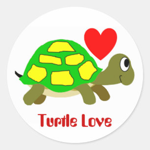 Turtle Love Sticker
