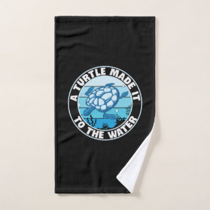 Turtle Lover A Turtle Made It Hand Towel
