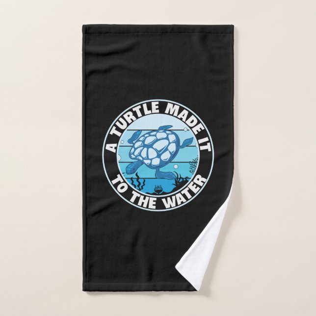 Turtle Lover | A Turtle Made It Hand Towel (Hand Towel)