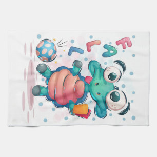 Turtle Lover Fall Cute Sea Turtle Tea Towel