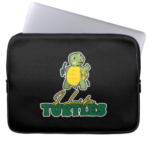 Turtle Lover I Like Turtles Laptop Sleeve