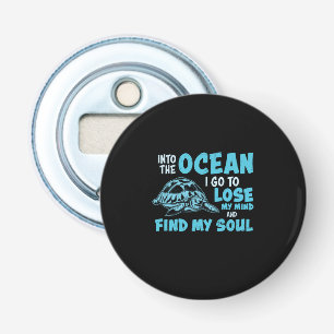 Turtle Lover Into The Ocean Bottle Opener