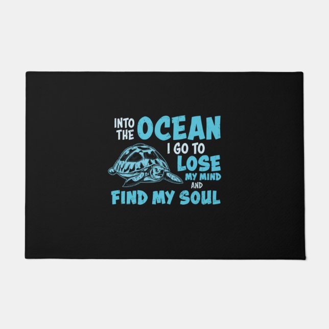 Turtle Lover | Into The Ocean Doormat (Front)