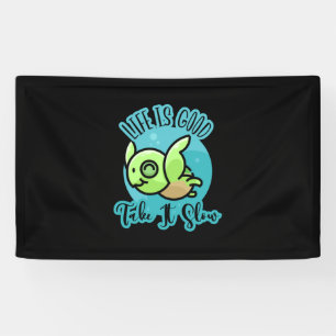Turtle Lover Life Is Good With A Turtle Banner