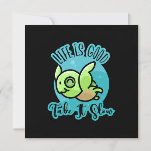Turtle Lover Life Is Good With A Turtle Holiday Card