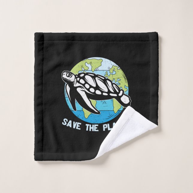Turtle Lover | Save The Planet Wash Cloth (Wash Cloth)
