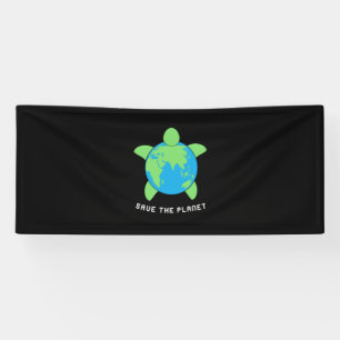 Turtle Lover   Save The Turtle Planet Banner