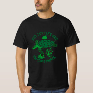 Turtle Lover Sea Turtles Are My Spirit Animal T-Shirt