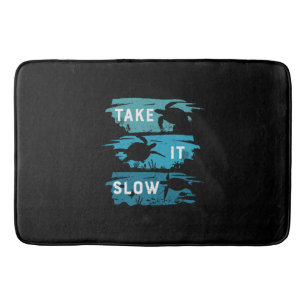 Turtle Lover Take It Slow Bath Mat