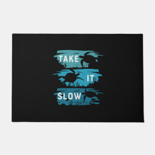 Turtle Lover Take It Slow Doormat