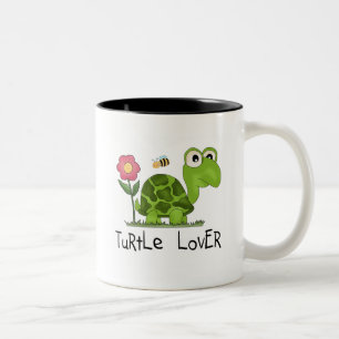 Turtle Lover Tshirts and Gifts Two-Tone Coffee Mug
