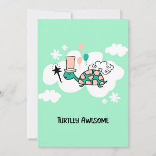 Turtle Lover Turtle At The Clouds Save The Date