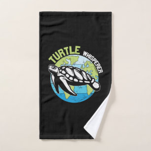 Turtle Lover Turtle Whisperer Hand Towel