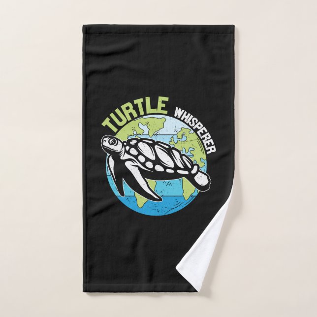 Turtle Lover | Turtle Whisperer Hand Towel (Hand Towel)