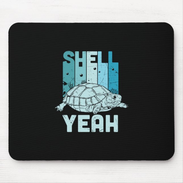 Turtle Lover | Turtle Yeah Mouse Mat (Front)