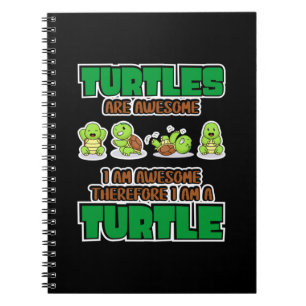 Turtle Lover   Turtles Are Awesome Notebook