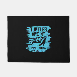 Turtle Lover   Turtles Are My Spirit Animals Doormat