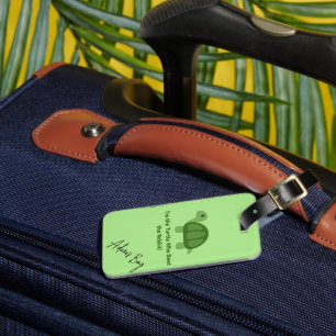 Turtle Luggage Tag   Personalised Design