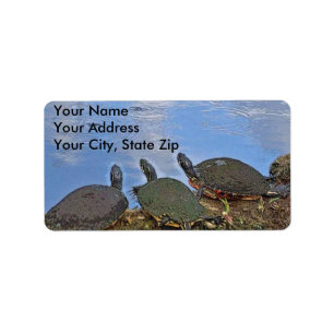 Turtle Mailing Label