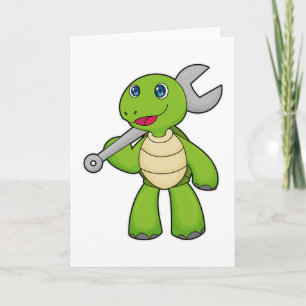 Turtle Mechanic Wrench Card