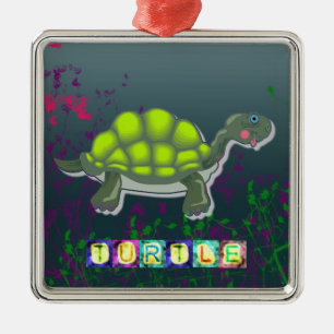 Turtle Metal Ornament